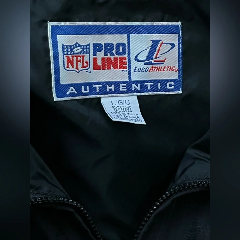 1990s Vintage  Pro Line Mens NFL Pittsburgh Steelers Jacket Large